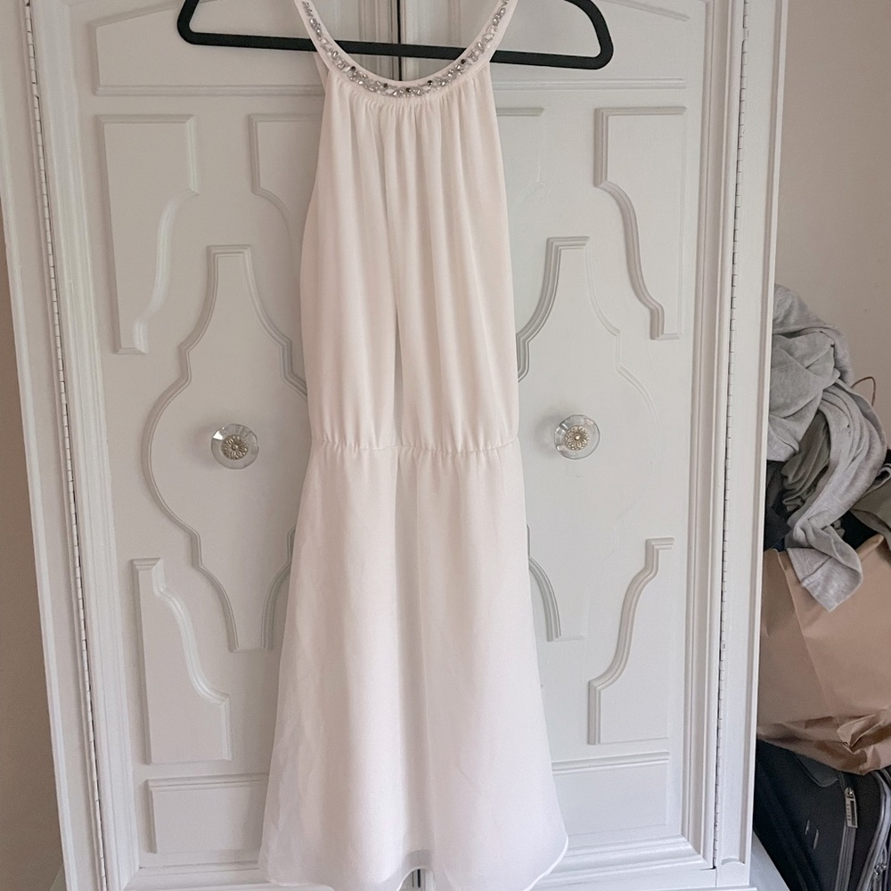 White Party Dress! WHBM perfect for summer white parties!